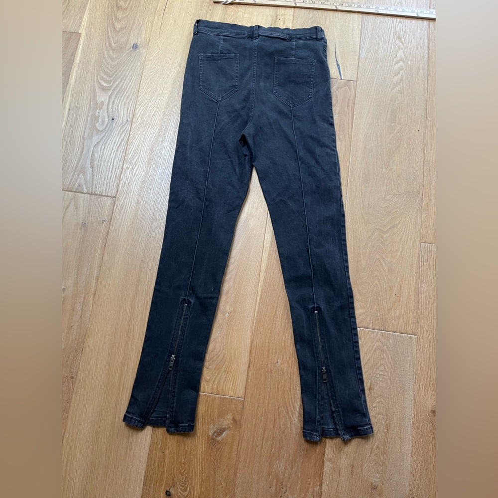 Emerson Fry Black Straight Leg Jeans